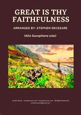 Great Is Thy Faithfulness (Alto Saxophone and Piano) P.O.D. cover